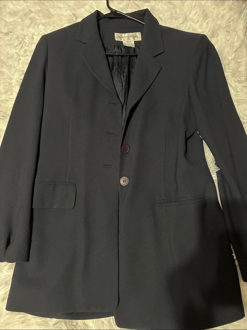 Jones New York Classic Women's Blue Blazer Jacket 6